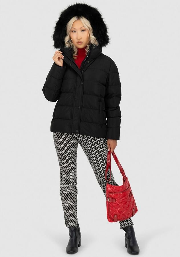 Alife & Kickin Gewatteerde jas SunndustAK A hoogwaardige winterjas met afneembare faux-bont - Foto 4