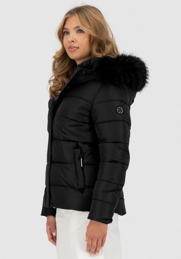 Alife & Kickin Gewatteerde jas SunndustAK A hoogwaardige winterjas met afneembare faux-bont - Foto 13