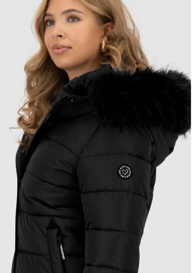 Alife & Kickin Gewatteerde jas SunndustAK A hoogwaardige winterjas met afneembare faux-bont - Foto 2