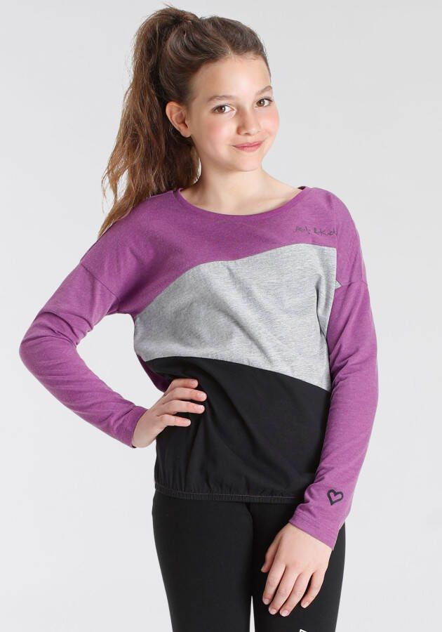 Alife Kickin Shirt met lange mouwen Met elastiek in de zoom