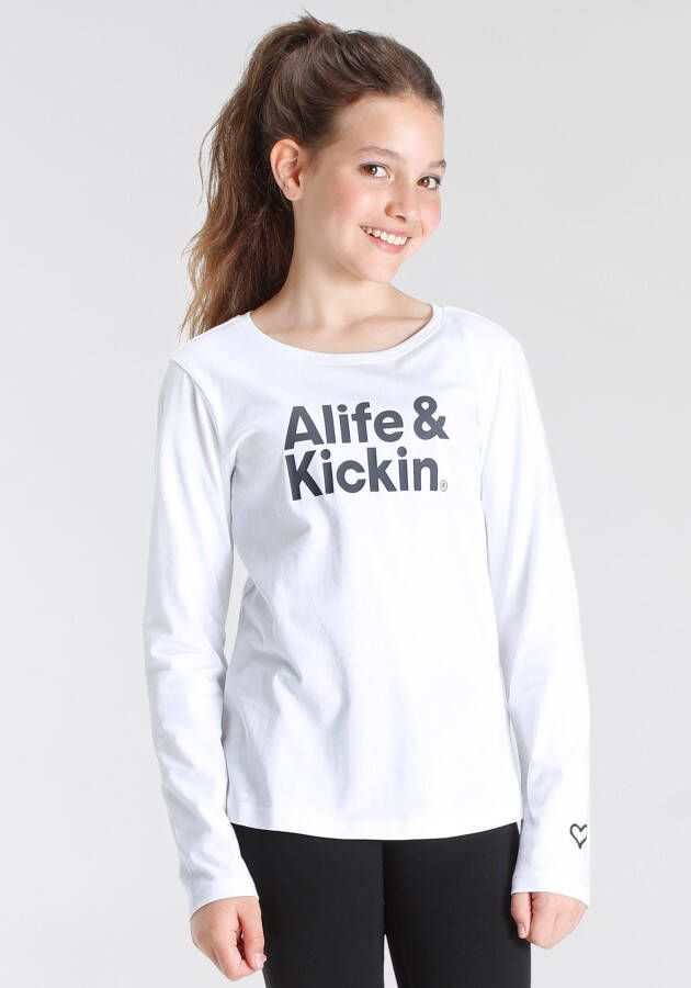 Alife & Kickin Shirt met lange mouwen Met logoprint