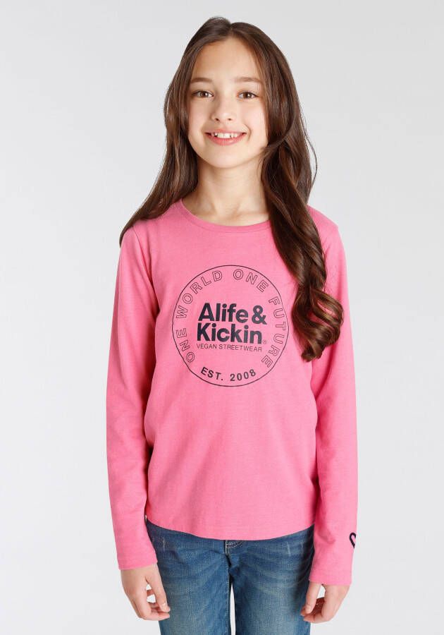 Alife & Kickin Shirt met lange mouwen Met logoprint