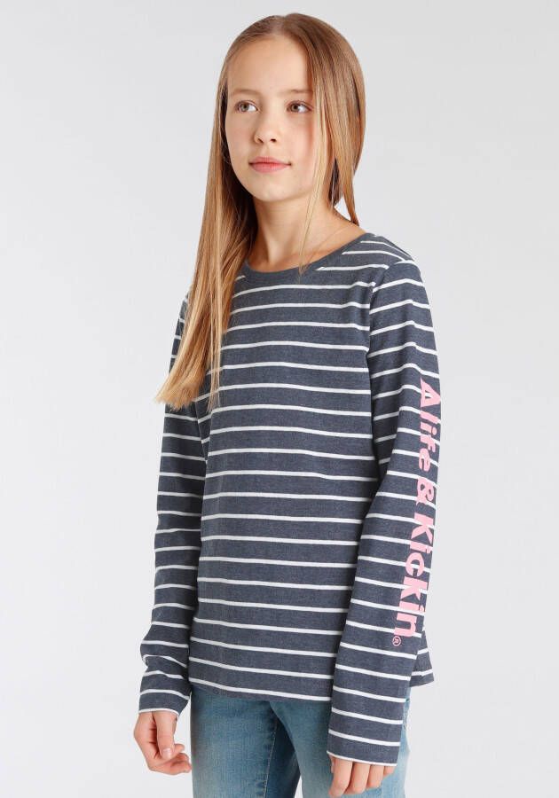 Alife & Kickin Shirt met lange mouwen Met logoprint