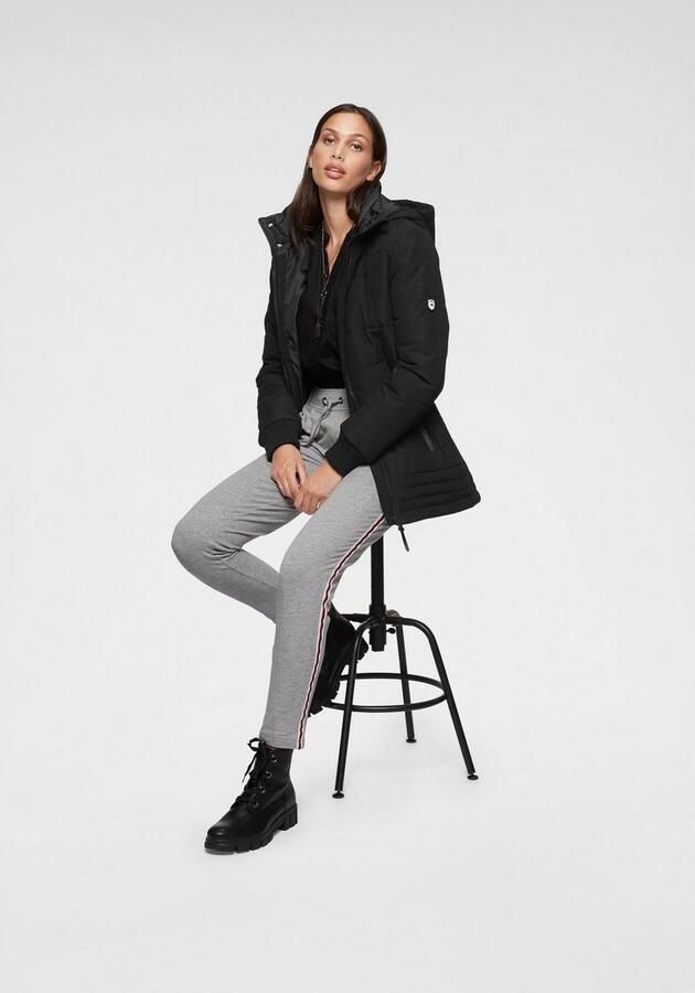 ALPENBLITZ Gewatteerde jas Flockenwirbel voor het tussenseizoen van licht materiaal effen ontwerp - Foto 5