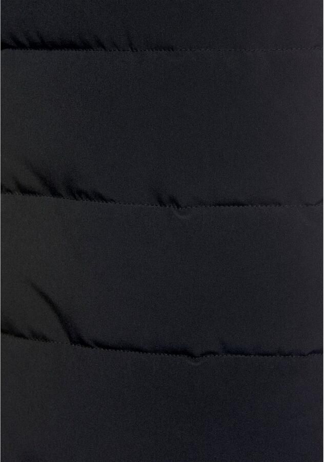 ALPENBLITZ Gewatteerde jas Oslo long Jas met merkstempel op de riem & afneembare capuchon - Foto 5