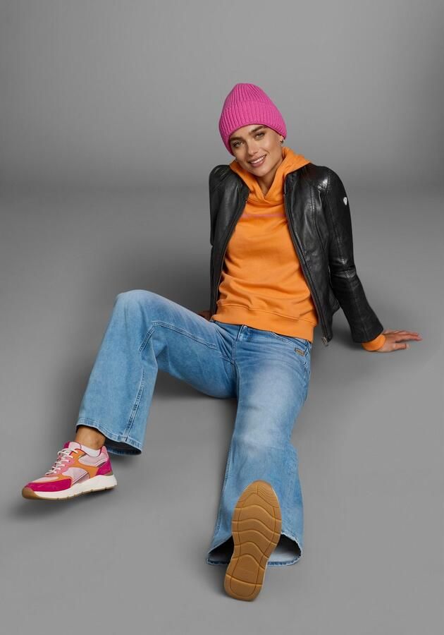 ALPENBLITZ Leren jack Athene van zacht lamsnappa leer figuurvolgende snit kort - Foto 7