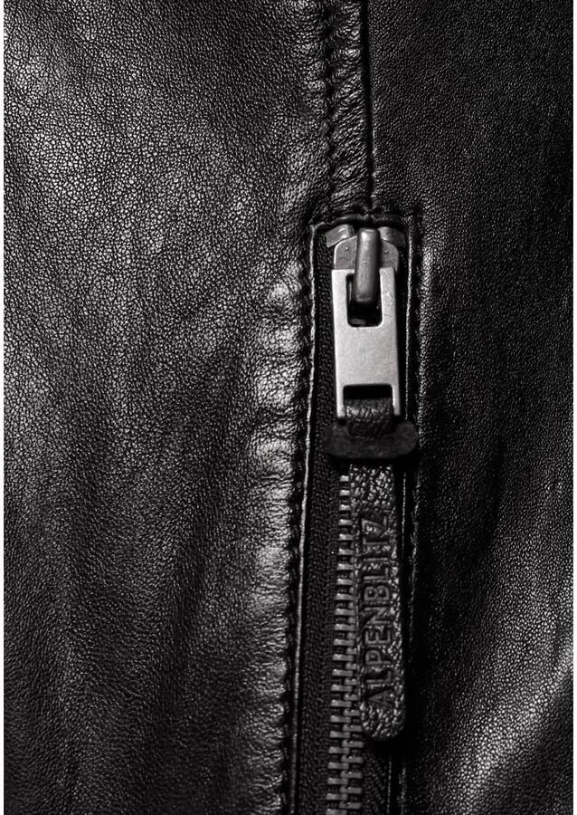 ALPENBLITZ Leren jack Lissabon voor zomer en tussenseizoen van lamsnappa leer stijlvol