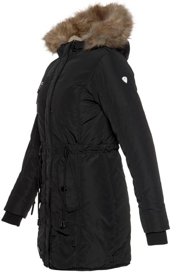 ALPENBLITZ Parka Wintercharme voor koude temperaturen van geweven stof met capuchon met zakken - Foto 5