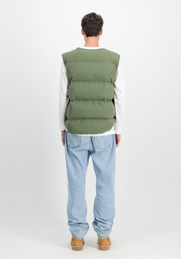 Alpha industries Groene Beschermer Puffer Vest Jas Green Heren - Foto 4