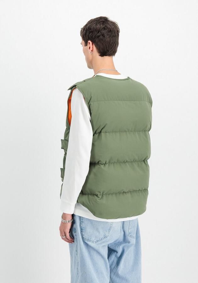 Alpha industries Groene Beschermer Puffer Vest Jas Green Heren - Foto 6