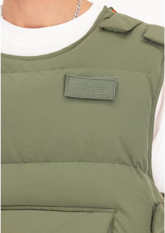 Alpha industries Groene Beschermer Puffer Vest Jas Green Heren - Foto 2