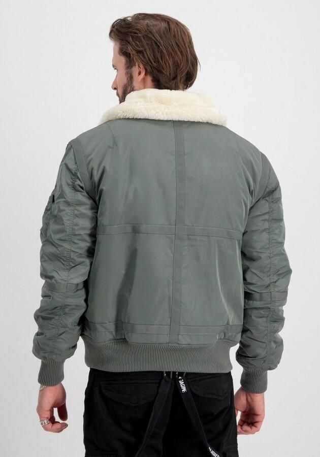 Alpha industries Bomberjack met ritssluiting en labelpatch - Foto 2