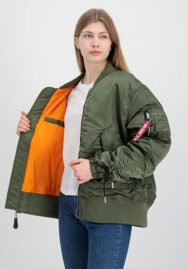Alpha industries Cwu Ma-1 Bomber Bomberjacks Kleding sage green maat: L XL beschikbare maaten:L XL - Foto 2