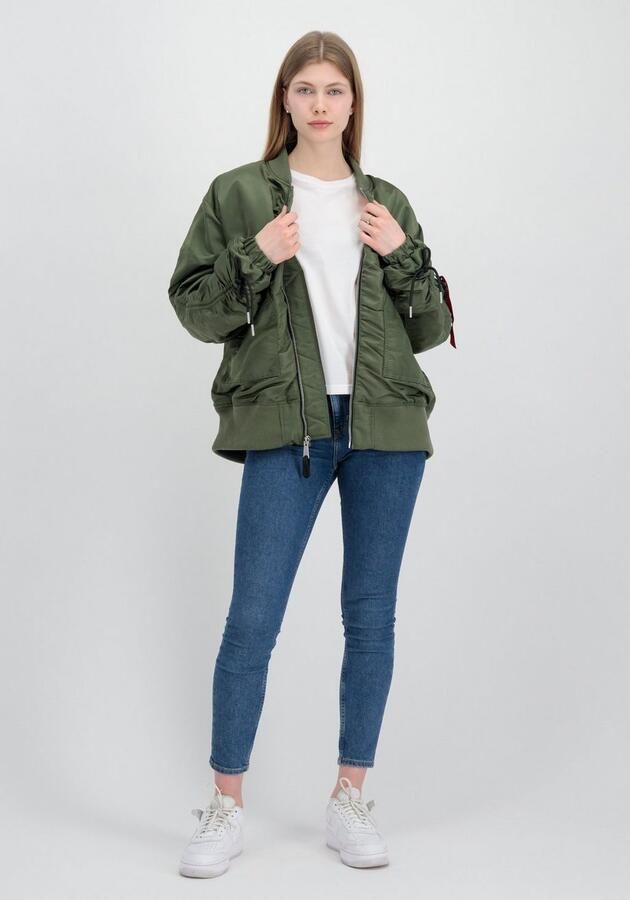 Alpha industries Cwu Ma-1 Bomber Bomberjacks Kleding sage green maat: L XL beschikbare maaten:L XL - Foto 5