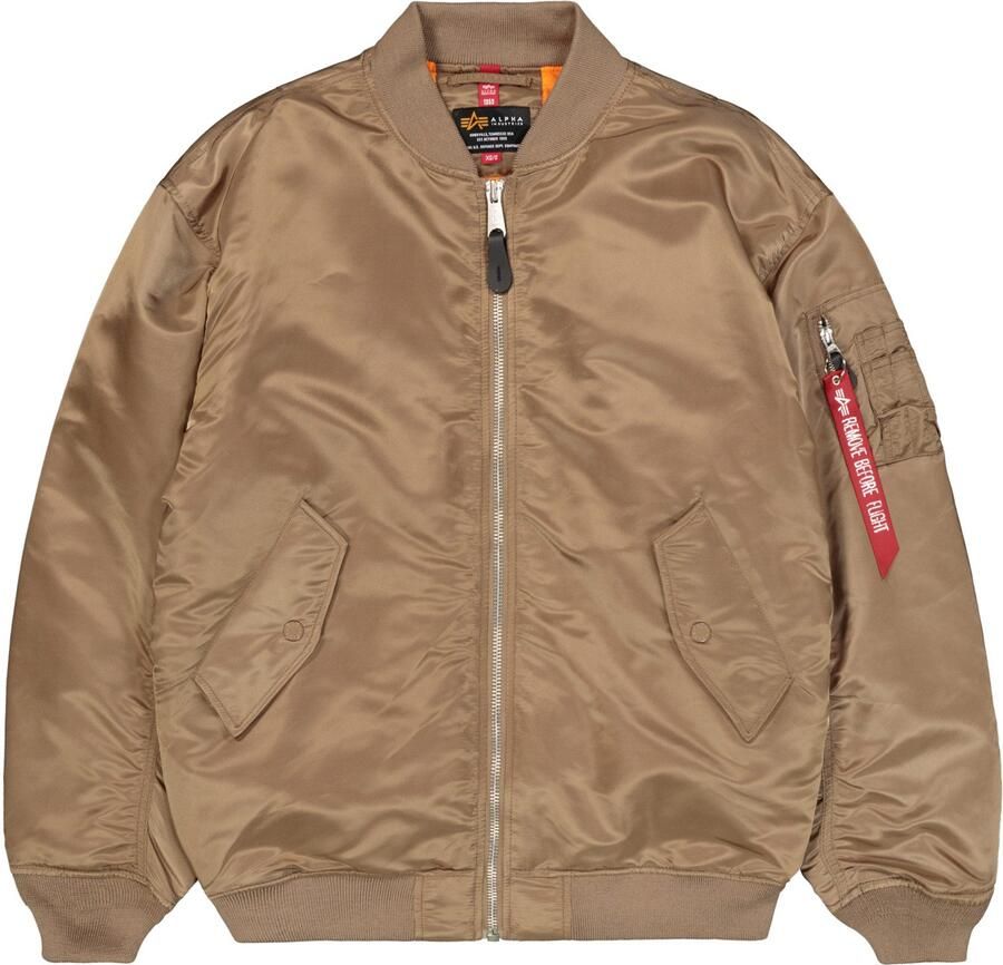 Alpha industries Ma-1 Core Bomberjacks Kleding taupe maat: XS S beschikbare maaten:XS S - Foto 6