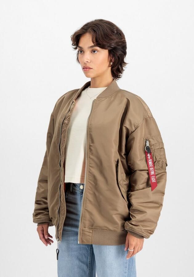 Alpha industries Ma-1 Core Bomberjacks Kleding taupe maat: XS S beschikbare maaten:XS S - Foto 4
