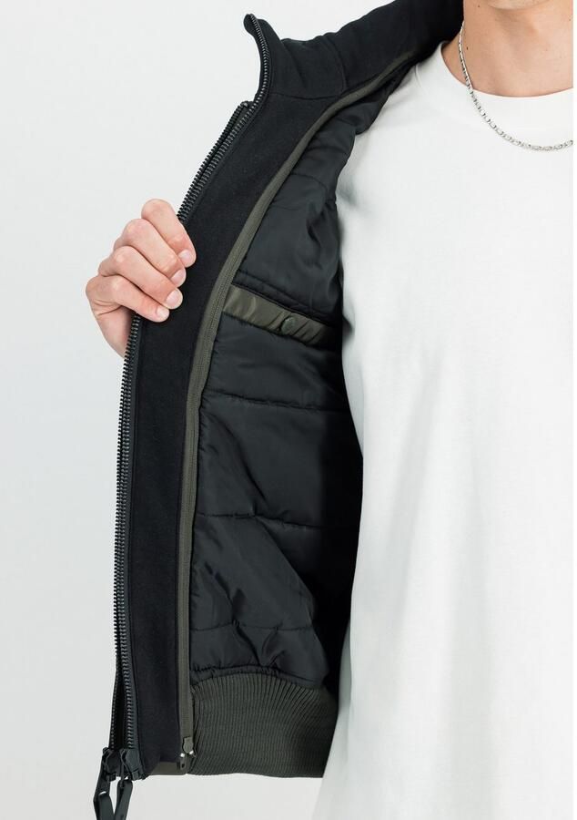 Alpha industries Bomberjack met capuchon en labelstitching