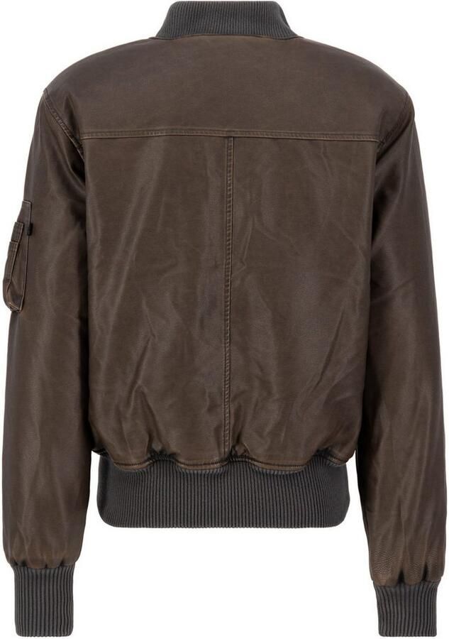 Alpha Industries Bomberjack MA-1 Faux Leather Vintage - Foto 6