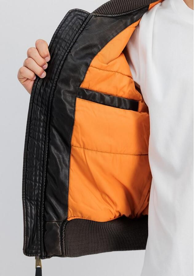 Alpha Industries Bomberjack MA-1 Faux Leather Vintage