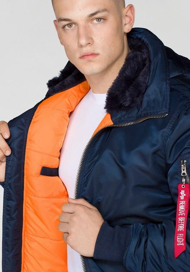 Alpha Industries Bomberjack Men Bomber & Flight Jackets MA-1 Hooded - Foto 3