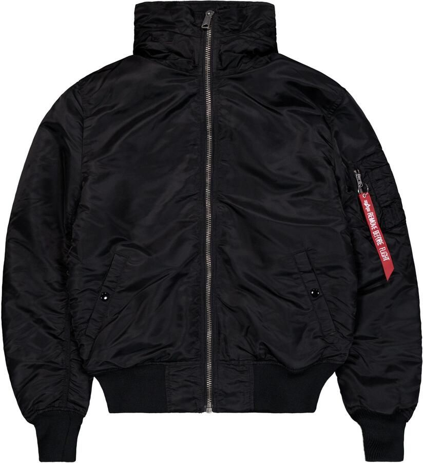 Alpha industries Ma-1 Hooded Bomberjacks Kleding black maat: S beschikbare maaten:S - Foto 6