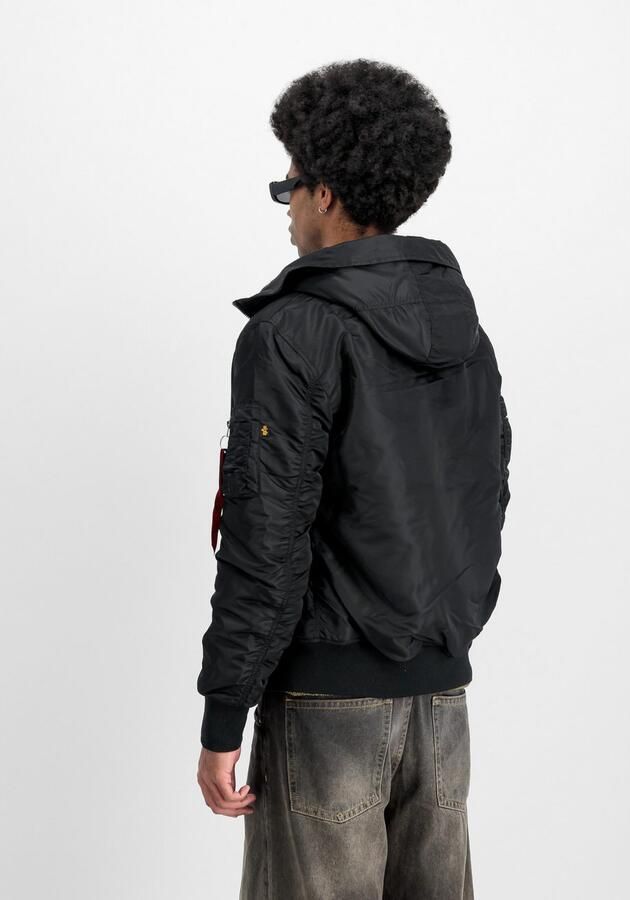 Alpha industries Ma-1 Hooded Bomberjacks Kleding black maat: S beschikbare maaten:S - Foto 5