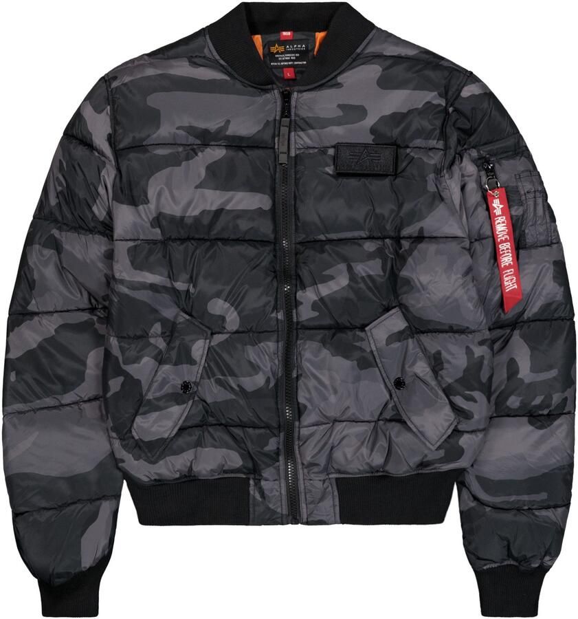 Alpha industries Gewatteerd jack met camouflagemotief - Foto 6