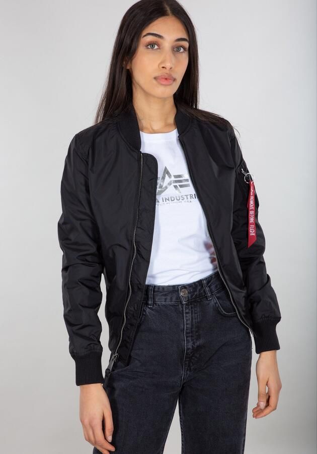 Alpha industries Ma-1 TT bomberjack Zwart Dames - Foto 7
