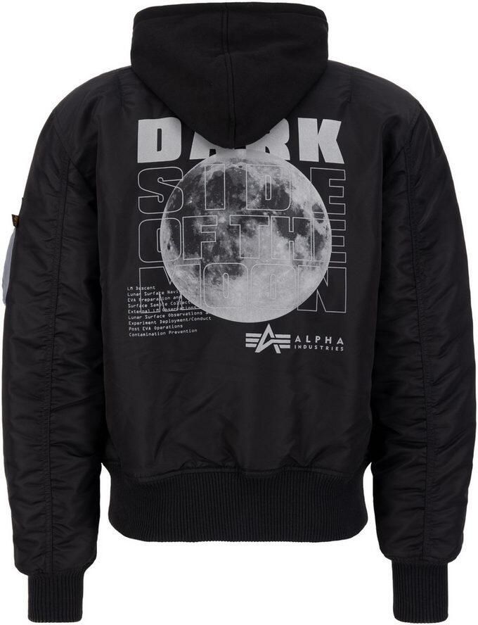 Alpha industries Ma-1 VF Hooded Bomberjack Dark Side Black Heren