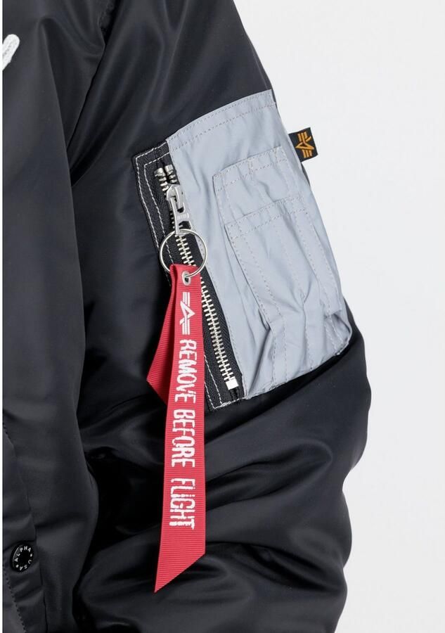 Alpha industries Ma-1 VF Hooded Bomberjack Dark Side Black Heren - Foto 3