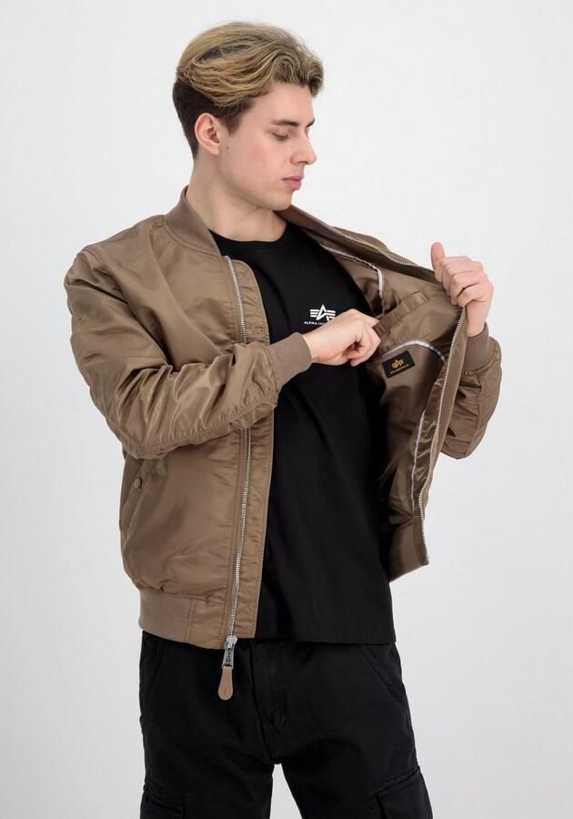Alpha industries Ma-1 Vflw Bomberjacks Kleding taupe maat: S beschikbare maaten:S M