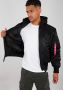 Alpha industries Heren Bomberjack met Afneembare Capuchon Black Heren - Thumbnail 2