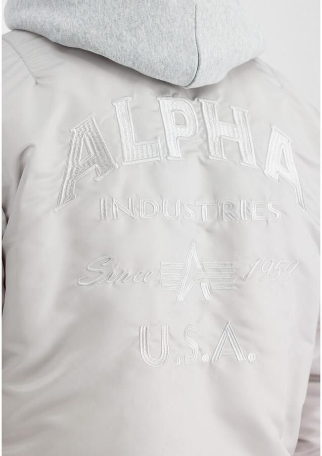 Alpha Industries Bomberjack MA-1 Zip Hood Back EMB - Foto 2