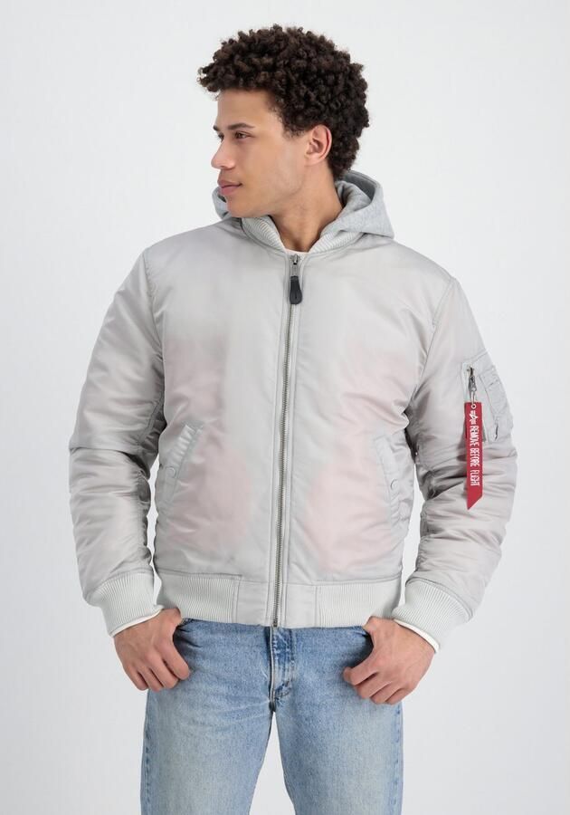 Alpha Industries Bomberjack MA-1 Zip Hood Back EMB - Foto 6