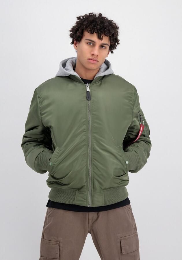 Alpha Industries Bomberjack MA-1 Zip Hood Back EMB - Foto 4