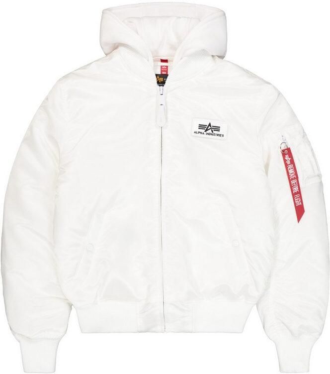 Alpha industries Ma-1 Zh Back Print Bomberjacks Kleding white black maat: S beschikbare maaten:S - Foto 19
