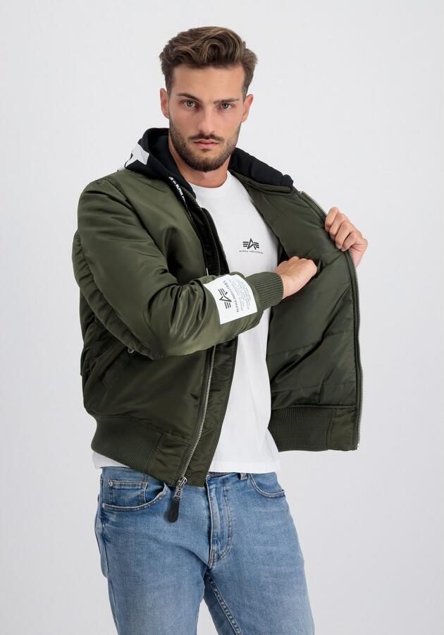 Alpha Industries Bomberjack MA-1 Zip Hood Print - Foto 5