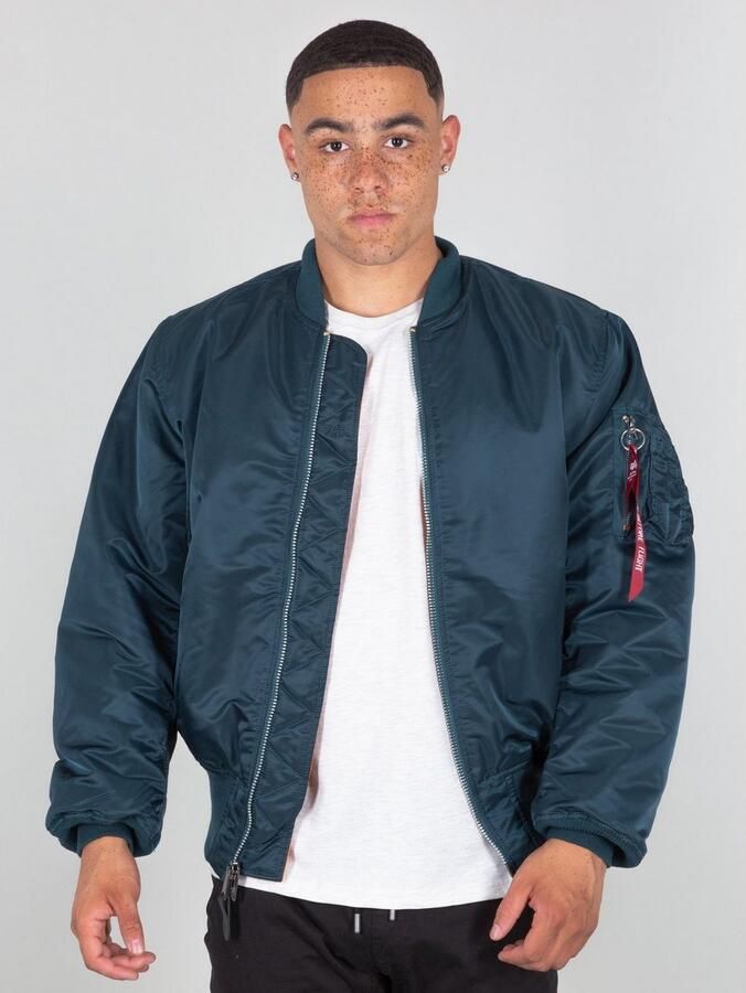Alpha industries Bomberjack met opstaande kraag en klepzakken - Foto 19