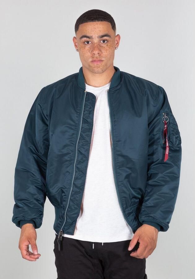 Alpha industries Bomberjack met opstaande kraag en klepzakken - Foto 16
