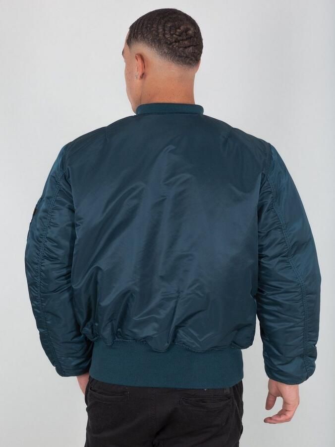 Alpha industries Bomberjack met opstaande kraag en klepzakken - Foto 9