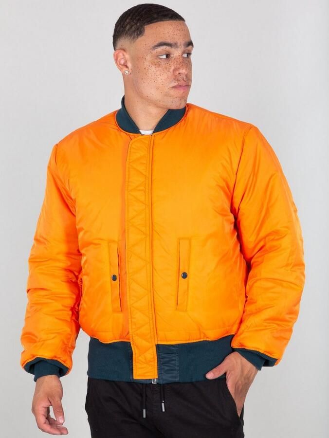 Alpha industries Bomberjack met opstaande kraag en klepzakken - Foto 10