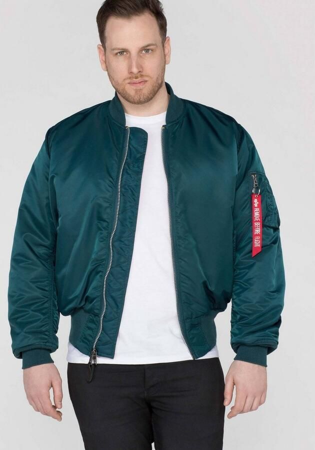 Alpha industries Bomberjack met opstaande kraag en klepzakken - Foto 17