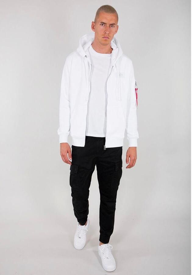 Alpha Industries Hoodie Men Hoodies Back Print Zip Hoody - Foto 7