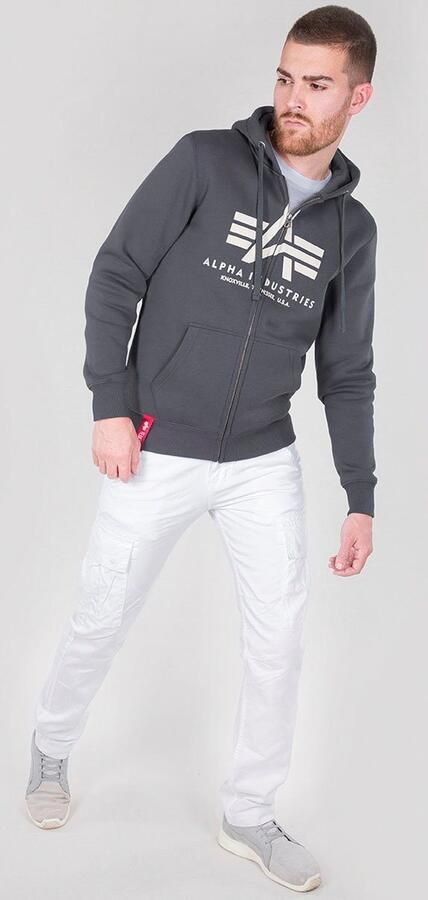 Alpha industries Sweatjack met labeldetails model 'BASIC ZIP HOODY' - Foto 8