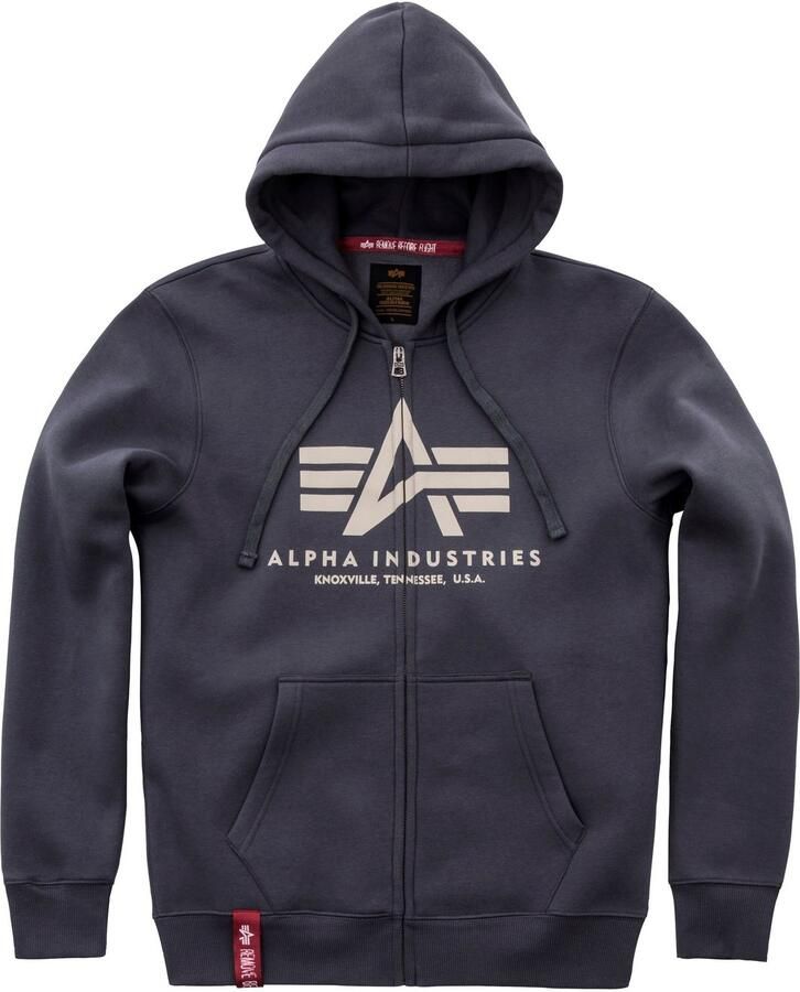 Alpha industries Sweatjack met labeldetails model 'BASIC ZIP HOODY'