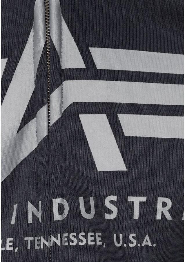 Alpha industries Sweatjack met labeldetails model 'BASIC ZIP HOODY'