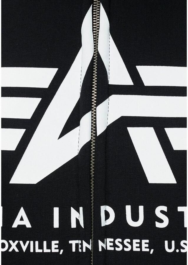 Alpha industries Sweatjack met labeldetails model 'BASIC ZIP HOODY'