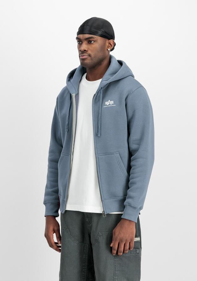 Alpha Industries Capuchonsweatvest Basic Zip Hoody SL - Foto 5