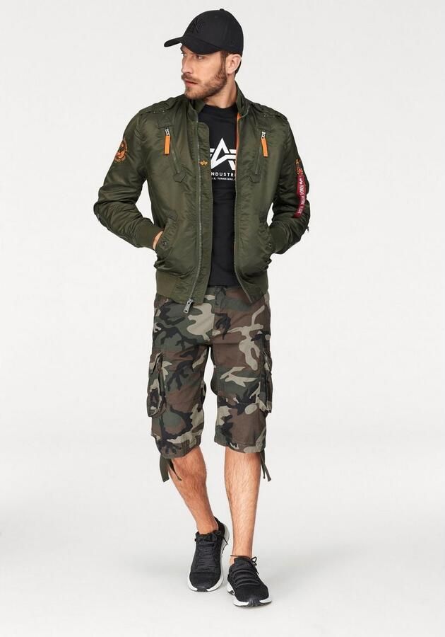 Alpha Industries Short Men Shorts Jet Short Camo - Foto 5