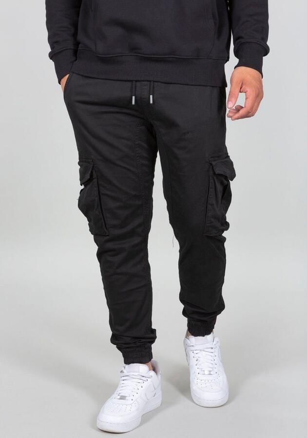 Alpha industries Zwarte Cargo Broek voor Mannen Black Heren - Foto 8
